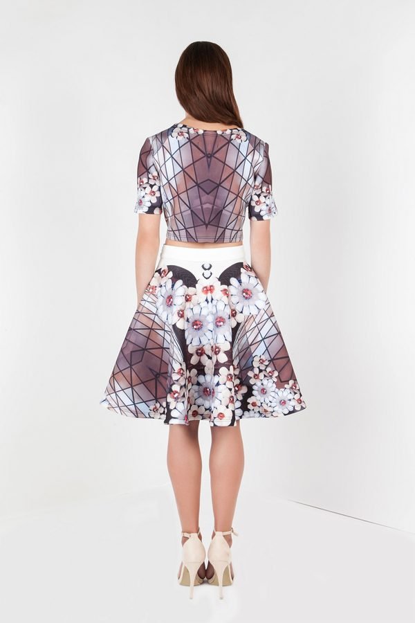 PETITE Liza Cherry Blossom crop top by Petriiski :: BombPetite.com