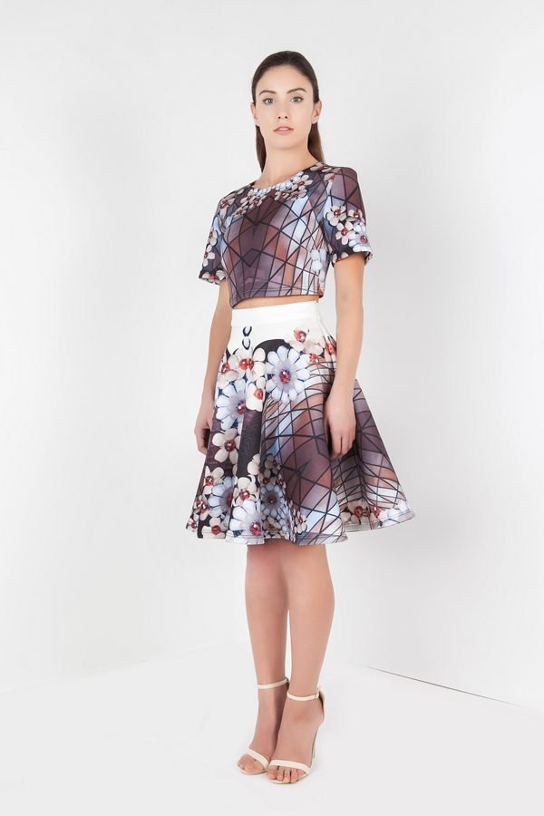 PETITE Liza Cherry Blossom skirt by Petriiski :: BombPetite.com PETITE Liza Cherry Blossom skirt by Petriiski :: BombPetite.com