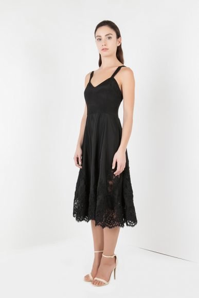 PETITE Nina dress in black by Vjera Vilicnik :: BombPetite.com