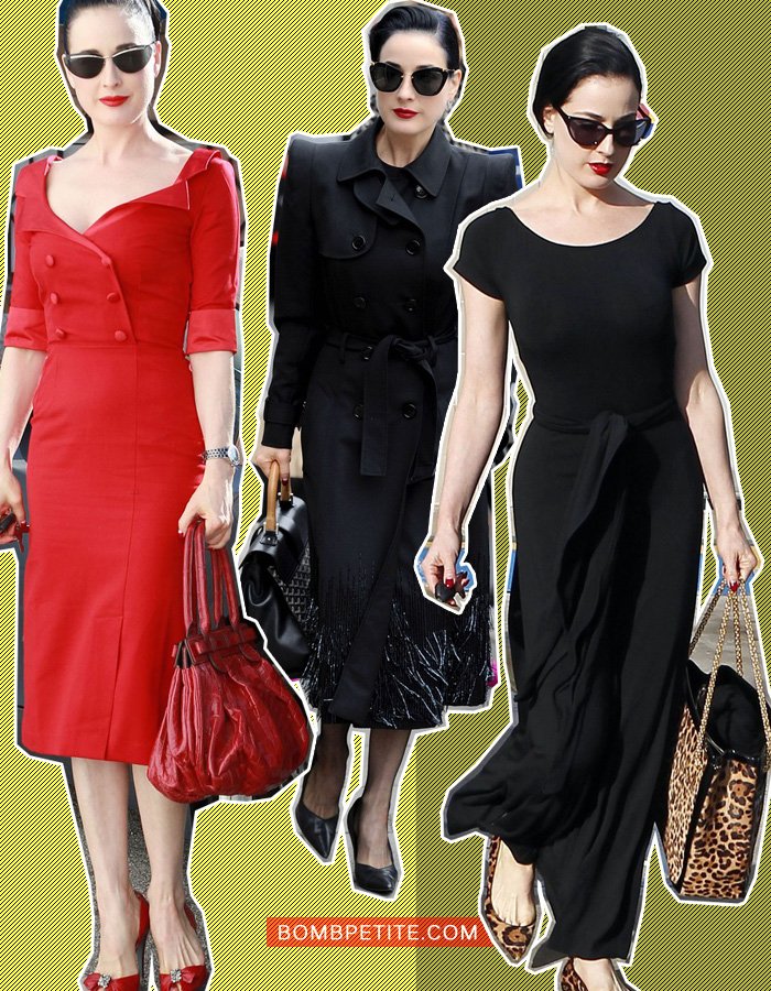 petite celebrity dita von teese