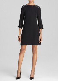 Petite party dress by Eileen Fisher :: BombPetite.com